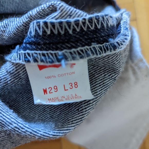 Rare 80s Vintage Levi's Dark Wash - Picture 6 of 15